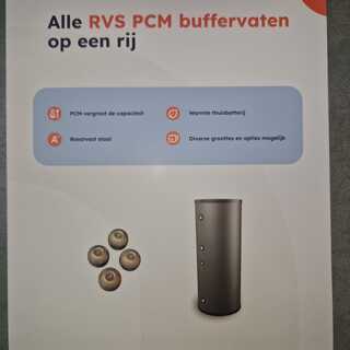Pallet PCM bollen (fase overgangs materialen) tbv thermische accu in b